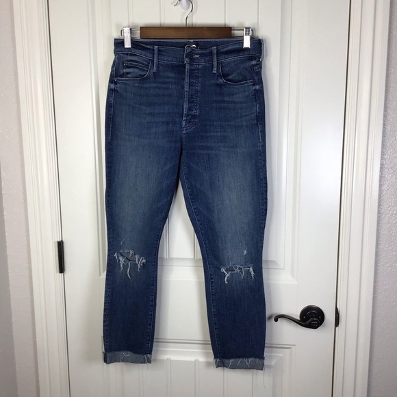 MOTHER The Stunner Ankle Fray in Field of Dreams Size 29. - Picture 2 of 12